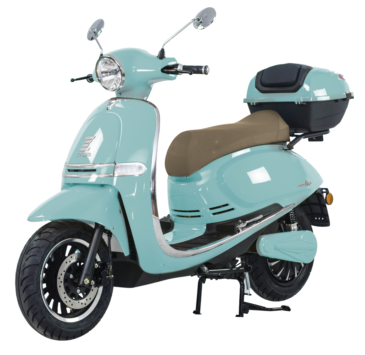 Blue moped scooter deals