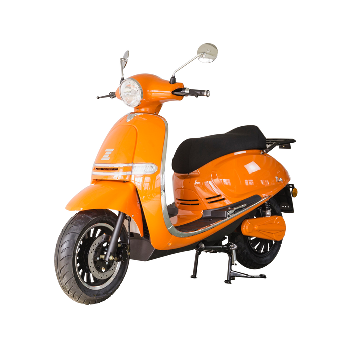 Zoopa Nova Tangerine Electric Moped - Metallic Finish