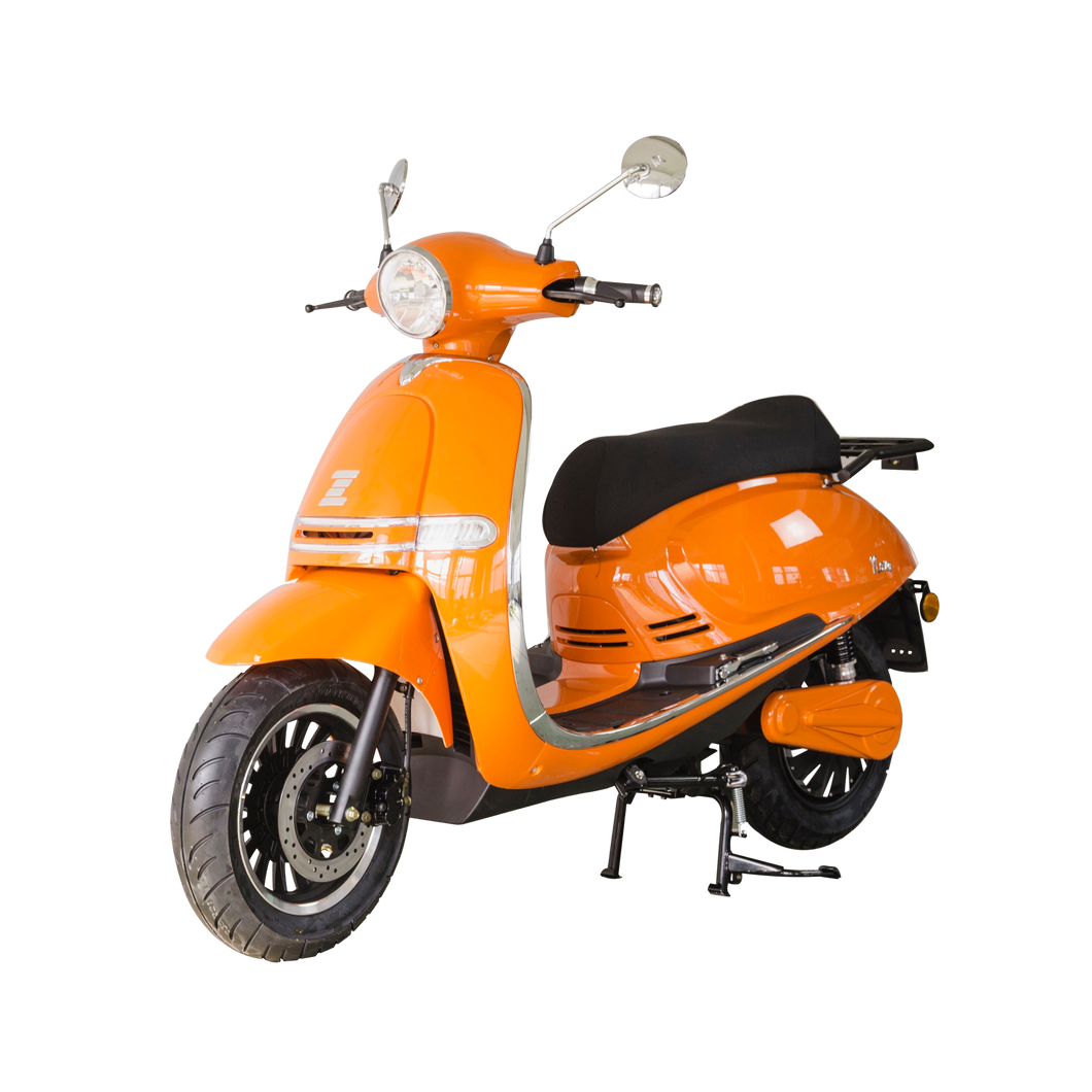 Tangerine Electric Moped Zoopa zoopa electric scooters and