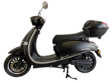 Load image into Gallery viewer, Zoopa Nova Matt Black Electric Moped/ Black Ttrim