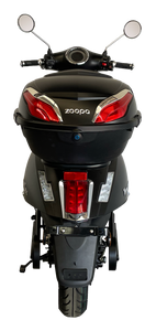 Zoopa Nova Matt Black Electric Moped/ Black Ttrim